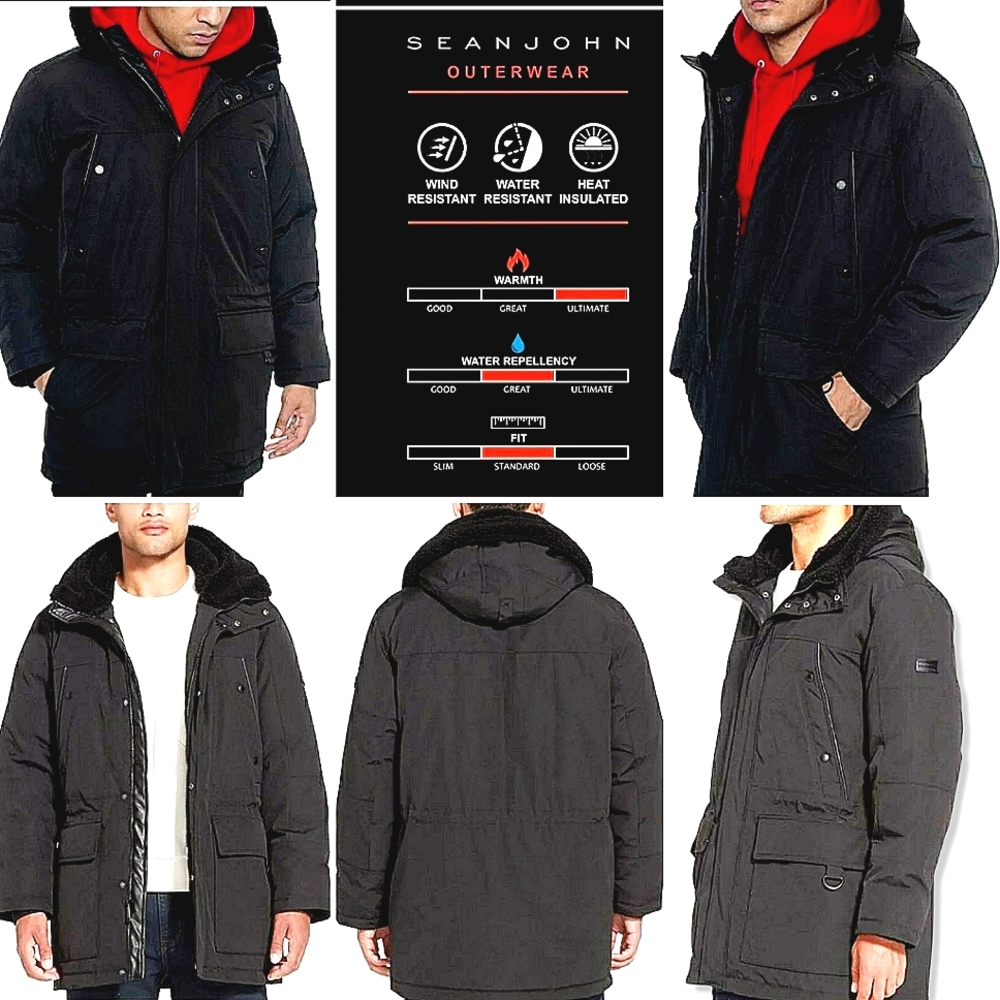 New with tags Men's XL Sean John hooded bomber jacket